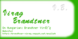 virag brandtner business card